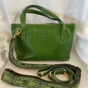 Hammitt Green Leather Shoulder Bag